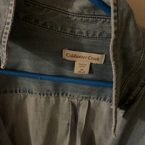 Denim button up - Picture 2 of 2